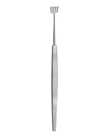 Knapp Lacrimal Sac Retractor  4 Prongs Blunt